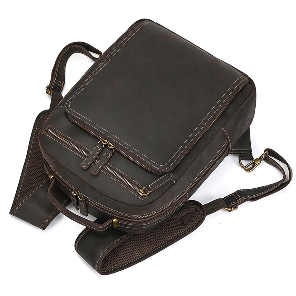 FrayedKnot Leather Travel Backpack - Moderno Collections