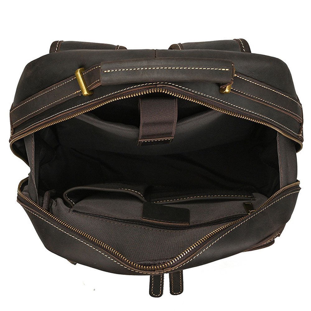 FrayedKnot Leather Travel Backpack - Moderno Collections