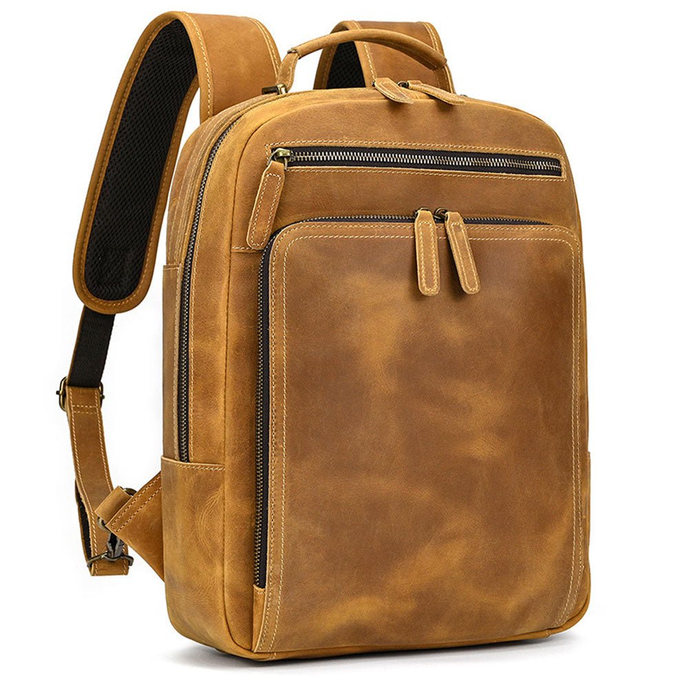 FrayedKnot Leather Travel Backpack - Moderno Collections