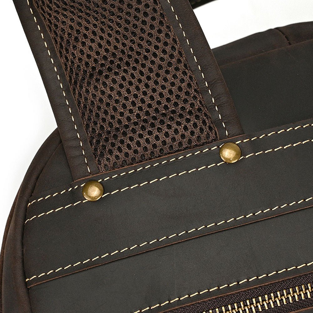 FrayedKnot Leather Travel Backpack - Moderno Collections