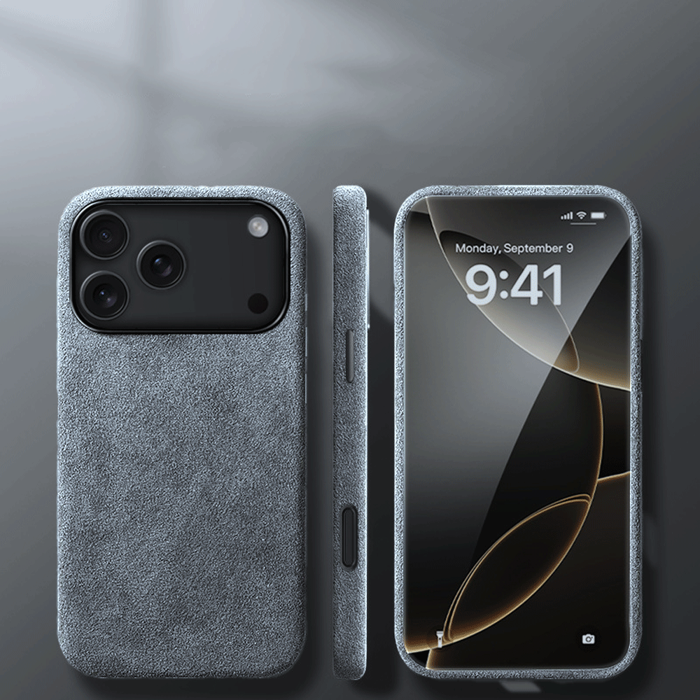 ImperiumShield Alcantara Leather MagSafe iPhone Case - Moderno Collections