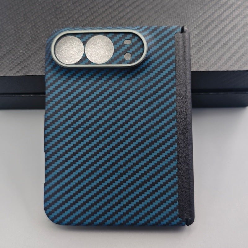iPhone Duo Kevlar Folding Case with Magnetic Hinge & Carbon Fiber - Moderno Collections