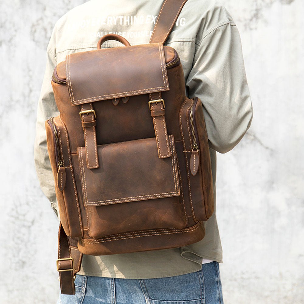 Kavren Leather Backpack - Moderno Collections