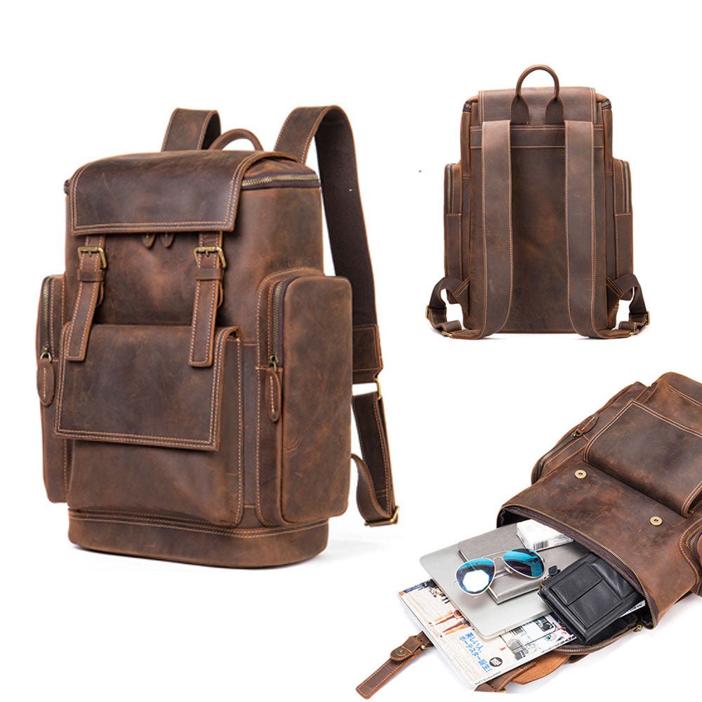 Kavren Leather Backpack - Moderno Collections