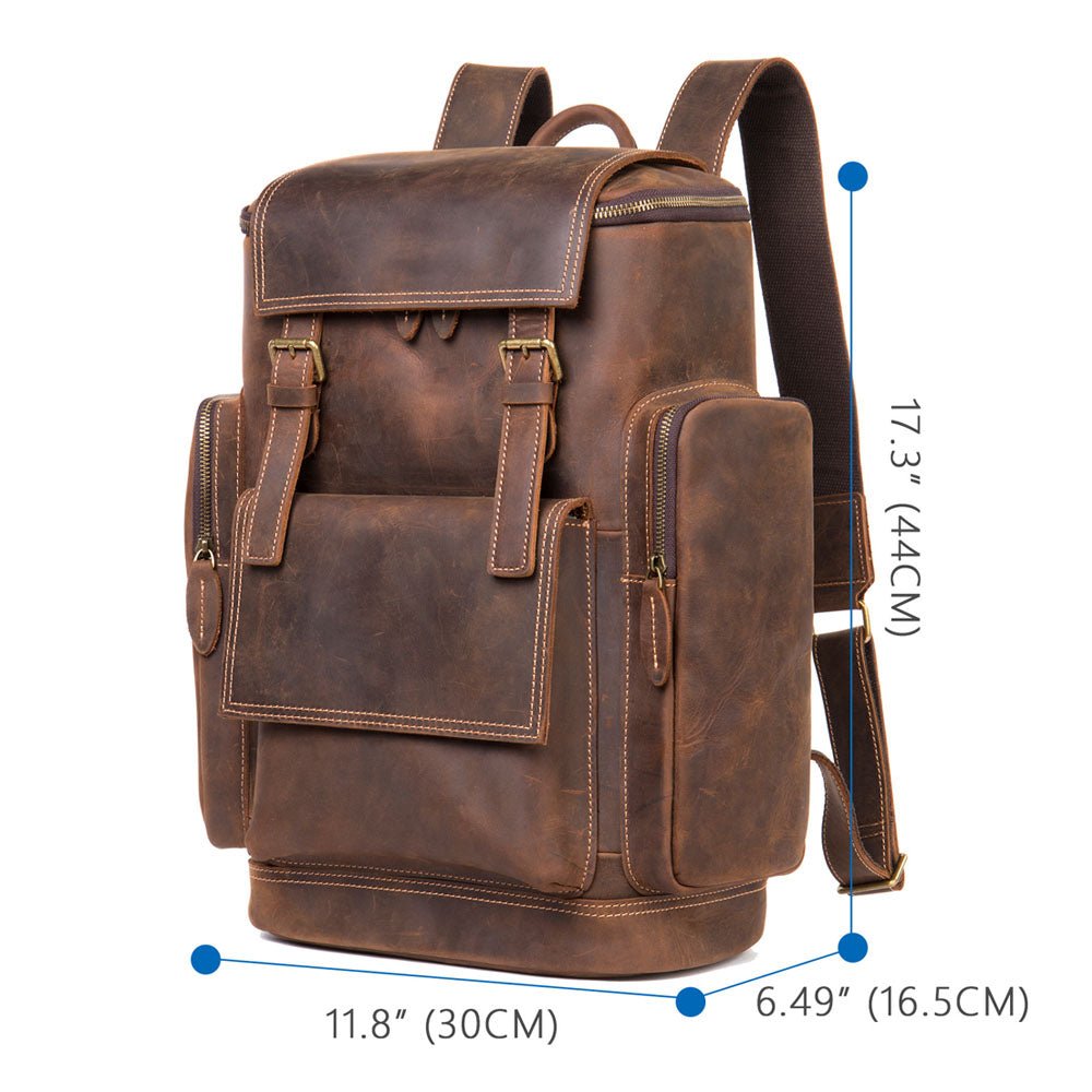 Kavren Leather Backpack - Moderno Collections