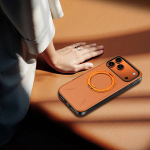 Thumbnail for LeanLuxe Leather MagSafe iPhone Case - Moderno Collections