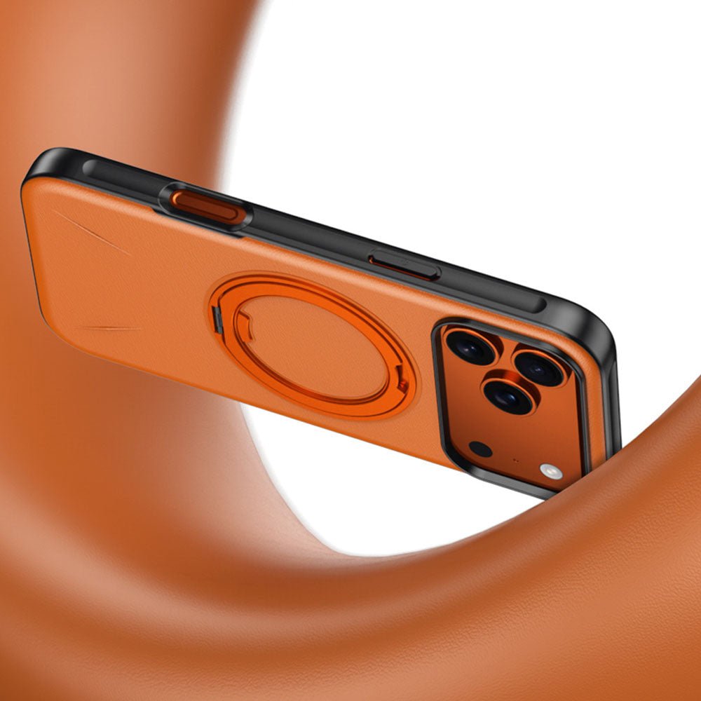 LeanLuxe Leather MagSafe iPhone Case - Moderno Collections