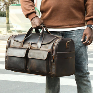 Thumbnail for Lumeo Pro Leather Duffel Bag - Moderno Collections