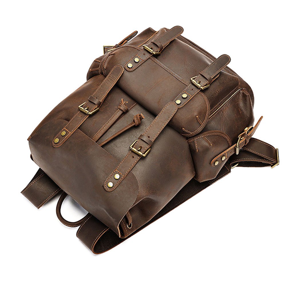 Maddux Leather Backpack - Moderno Collections