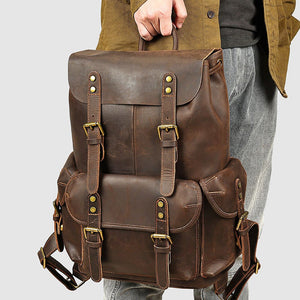 Thumbnail for Maddux Leather Backpack - Moderno Collections