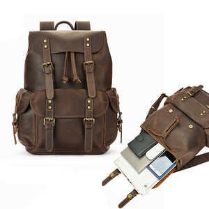 Thumbnail for Maddux Leather Backpack - Moderno Collections