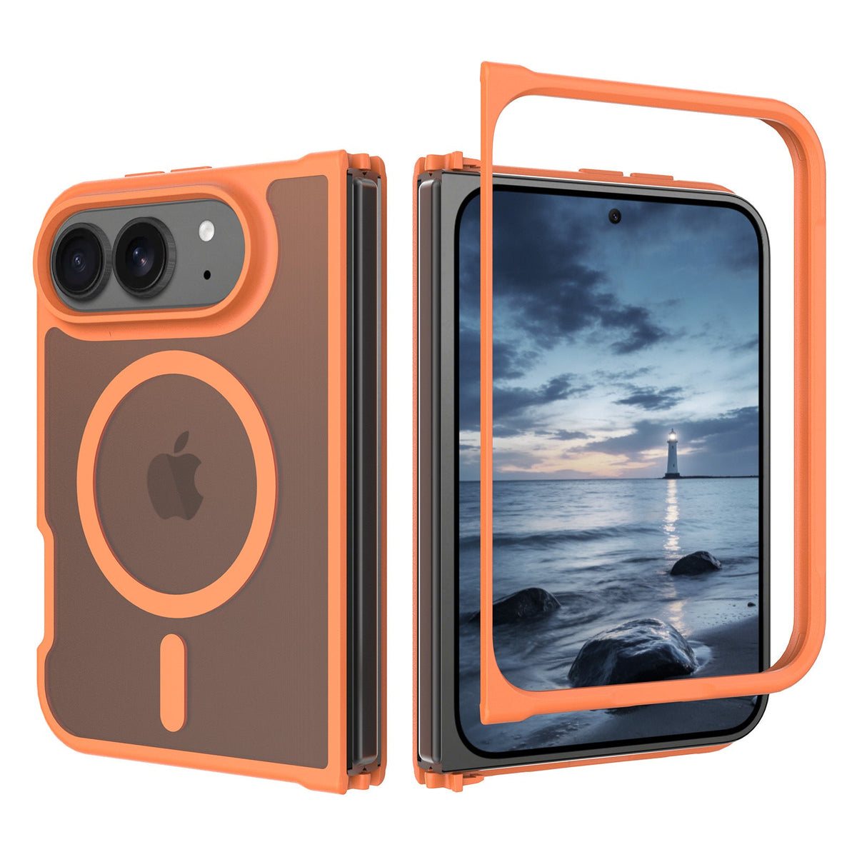 MagFlip iPhone 18 Duo MagSafe Matte Protective Shell - Moderno Collections