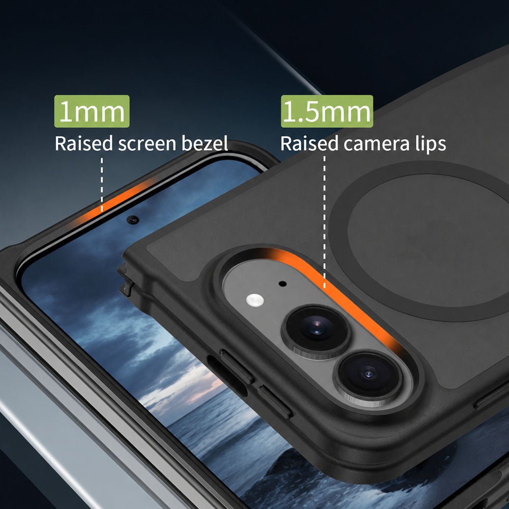 MagFlip iPhone 18 Duo MagSafe Matte Protective Shell - Moderno Collections