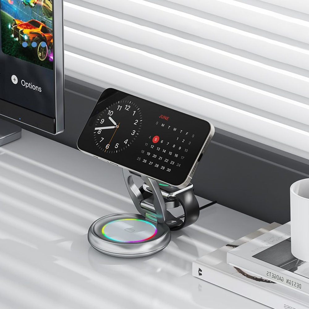 MagiSpin Trio Foldable 3 in 1 MagSafe Charger - Moderno Collections