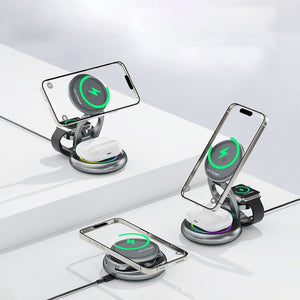 Thumbnail for MagiSpin Trio Foldable 3 in 1 MagSafe Charger - Moderno Collections