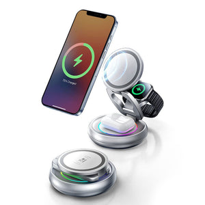 Thumbnail for MagiSpin Trio Foldable 3 in 1 MagSafe Charger - Moderno Collections