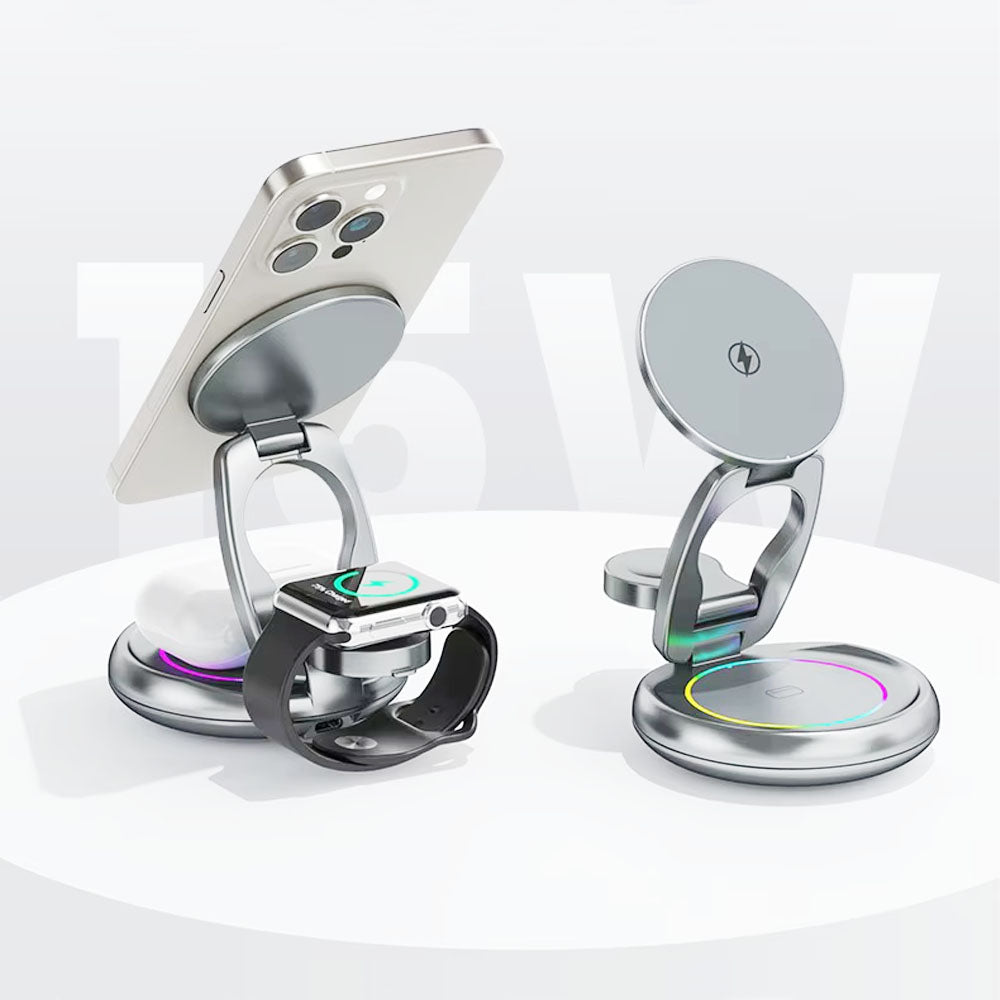 MagiSpin Trio Foldable 3 in 1 MagSafe Charger - Moderno Collections