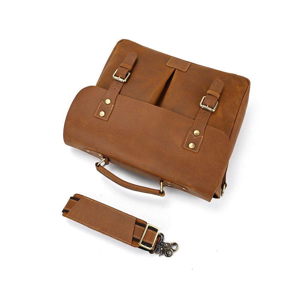 MetroCore Leather Business Bag - Moderno Collections