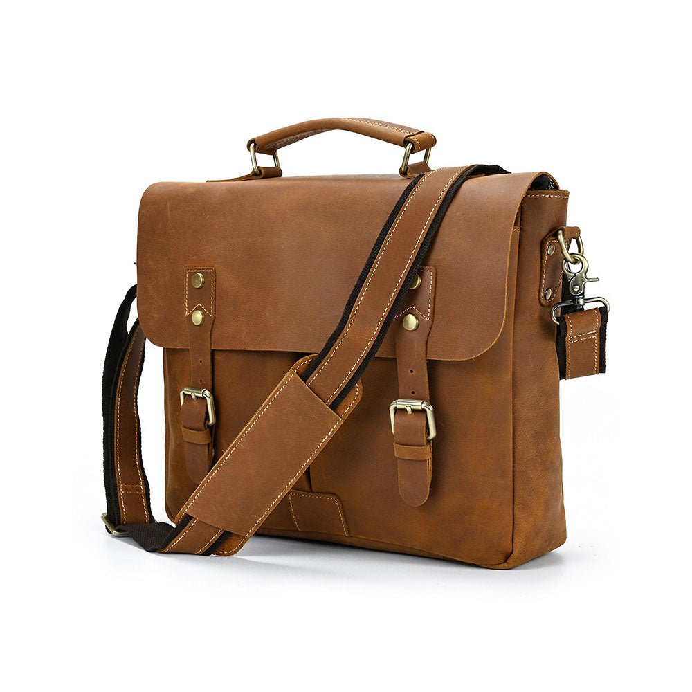MetroCore Leather Business Bag - Moderno Collections