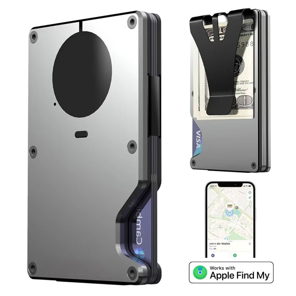 MetroVault AirTag Wallet - Moderno Collections