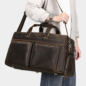 Thumbnail for Moxlar Leather Travel Duffel Bag - Moderno Collections