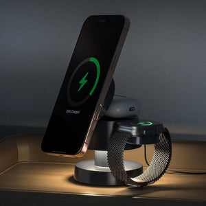 Thumbnail for NexusGlow 3 in 1 Foldable MagSafe Charging Stand - Moderno Collections