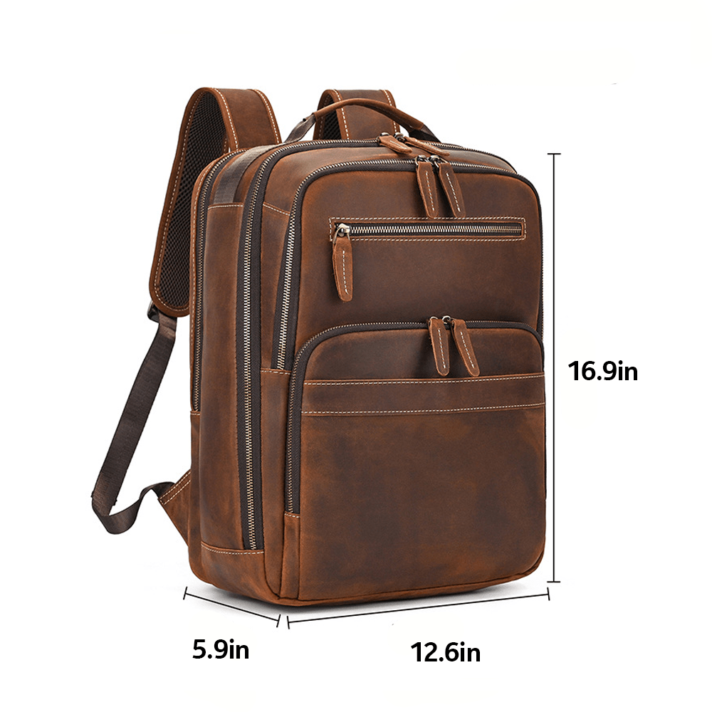 NomadCrafter Pro Leather Backpack - Moderno Collections