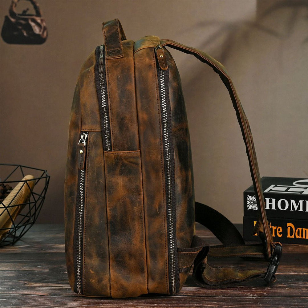 NomadTote Leather Backpack - Moderno Collections