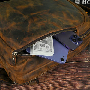 Thumbnail for NomadTote Leather Backpack - Moderno Collections