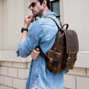 Thumbnail for Oakridge Leather Backpack - Moderno Collections