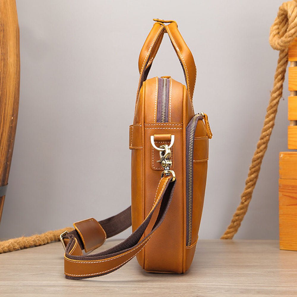 Pathfinder Leather Messenger Bag - Moderno Collections