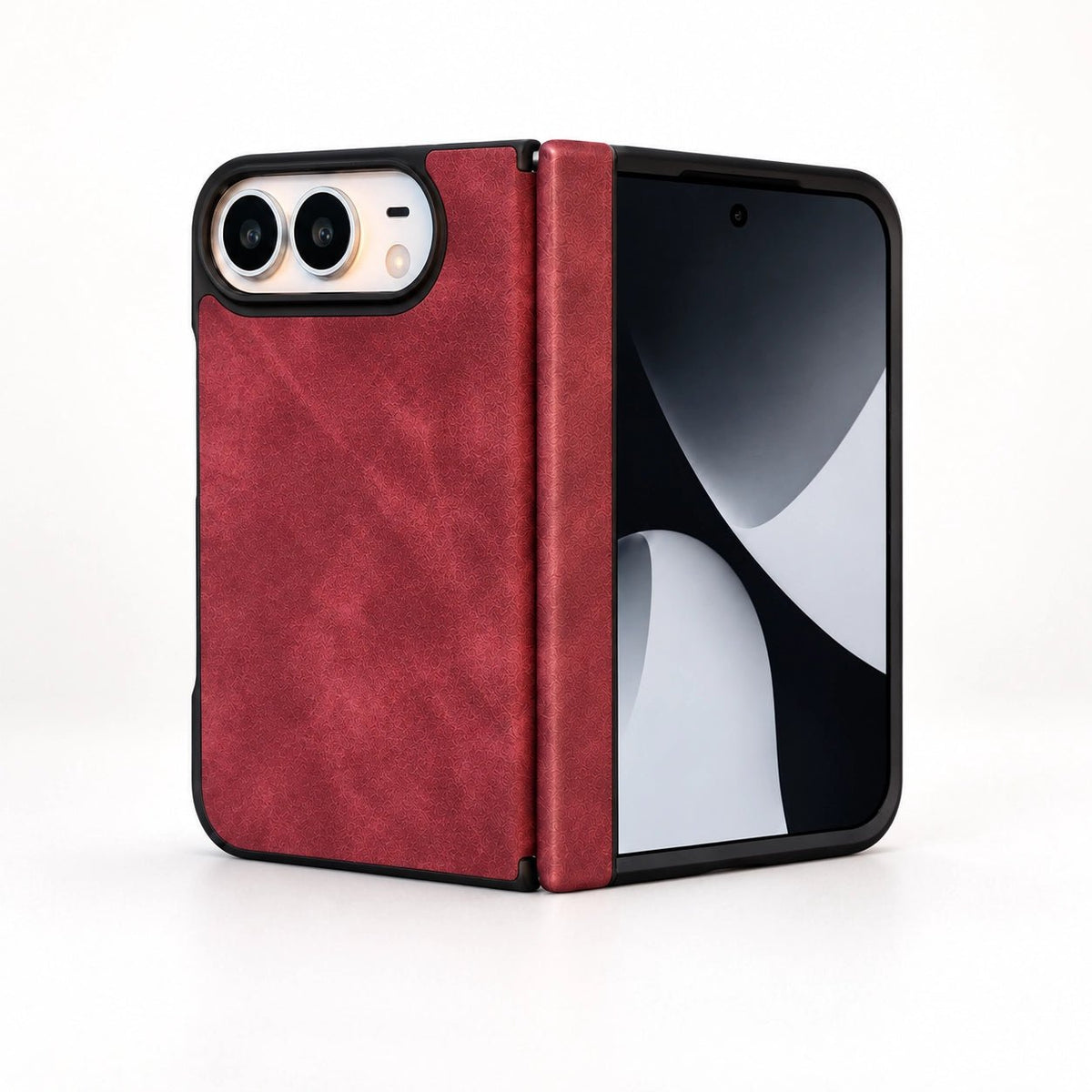 Premium Leather MagSafe Folding iPhone Duo Case - Moderno Collections