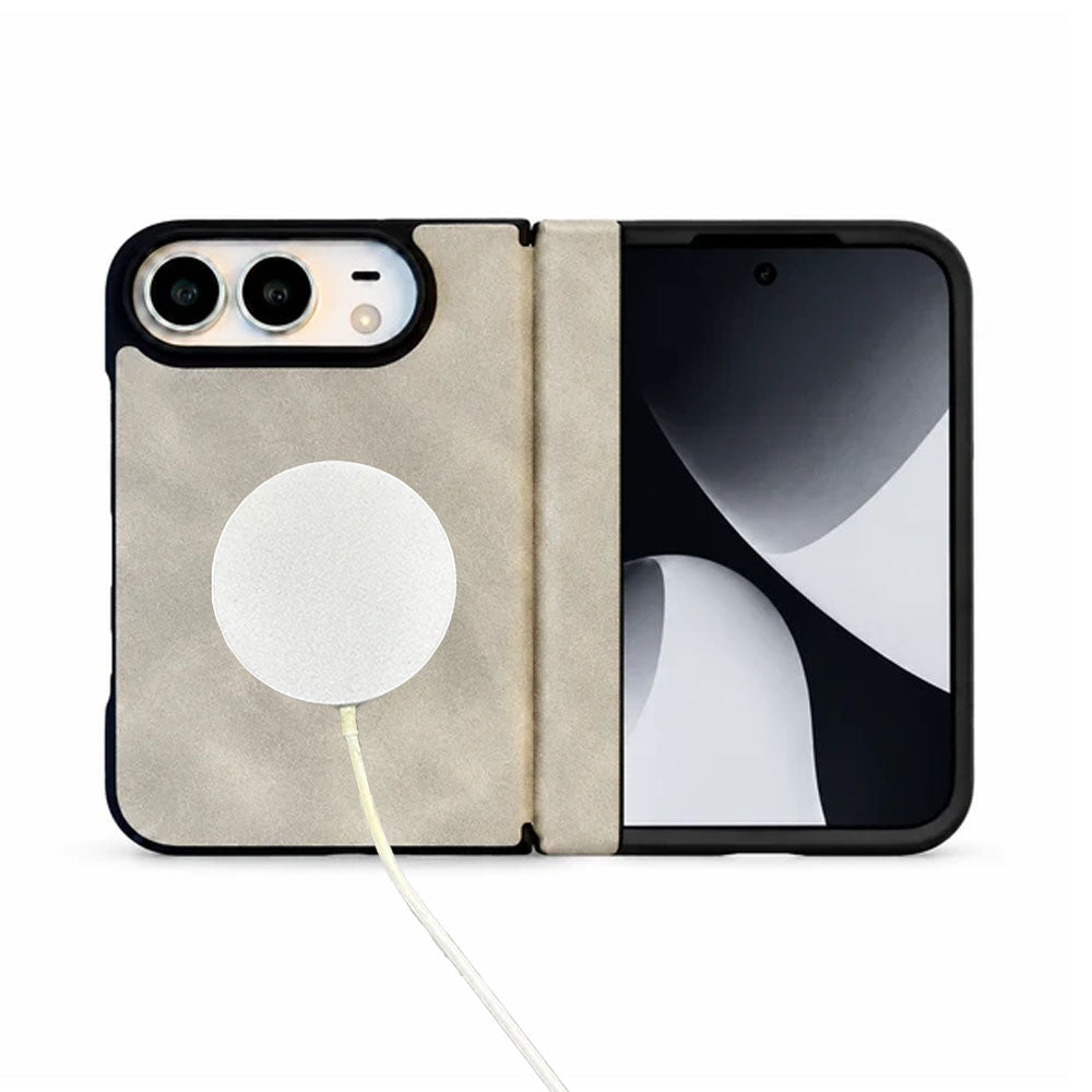 Premium Leather MagSafe Folding iPhone Duo Case - Moderno Collections