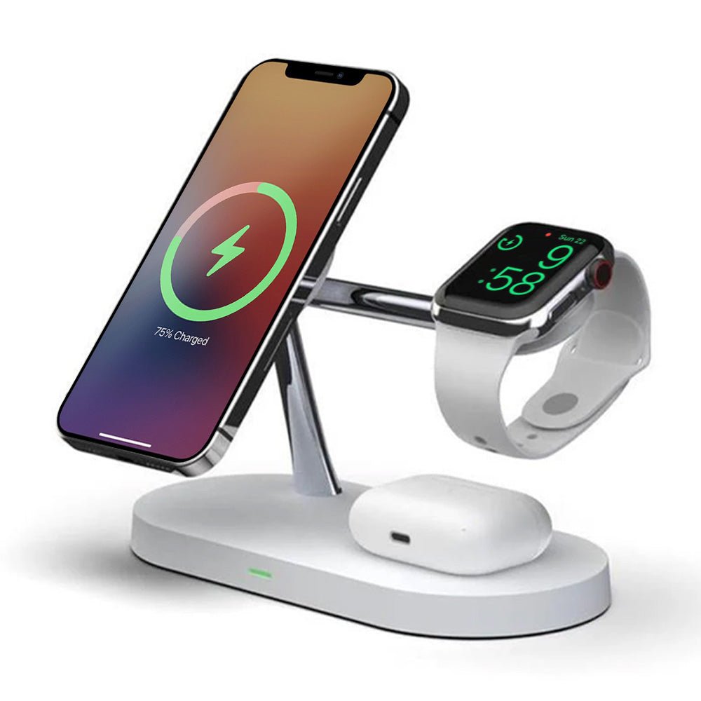 Premium MagSafe 3 in 1 Fast Wireless Charging Stand - Moderno Collections