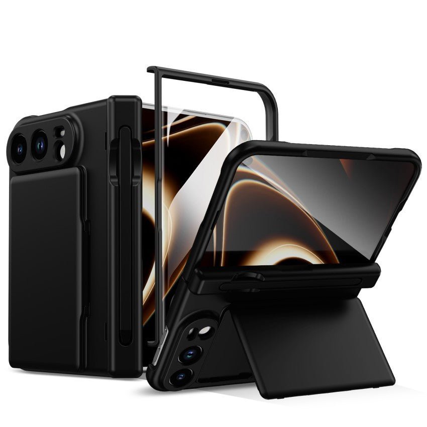Premium Protective iPhone Duo Case with Card Slot & Kickstand - Moderno Collections