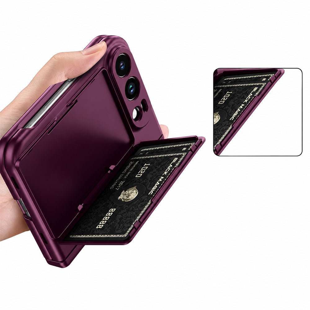 Premium Protective iPhone Duo Case with Card Slot & Kickstand - Moderno Collections