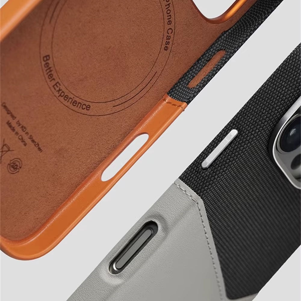 Premium Vegan Leather iPhone Case - Moderno Collections