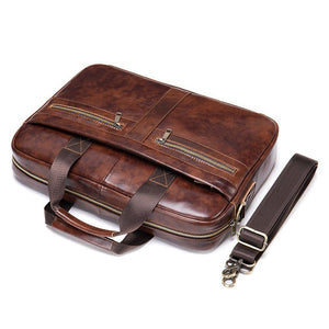 Thumbnail for Quorin Leather Briefcase - Moderno Collections