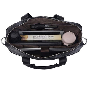 Thumbnail for Quorin Leather Briefcase - Moderno Collections