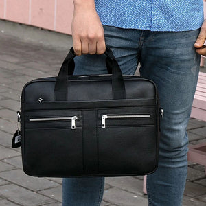 Thumbnail for Quorin Leather Briefcase - Moderno Collections
