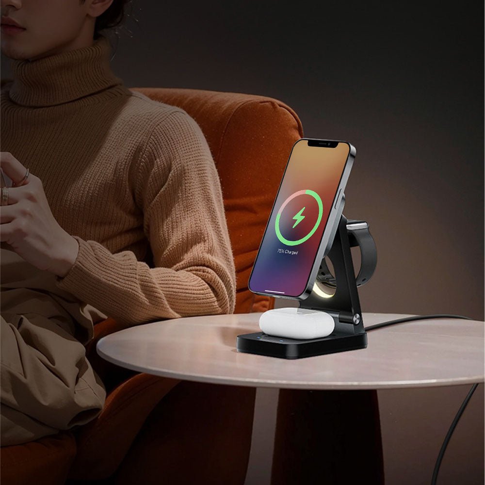 RayPort Foldable 4 in 1 MagSafe Charger - Moderno Collections