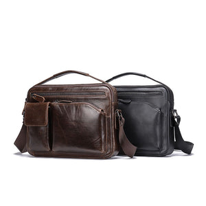 Thumbnail for RetroFlex Genuine Leather Messenger Bag - Moderno Collections