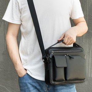 Thumbnail for RetroFlex Genuine Leather Messenger Bag - Moderno Collections