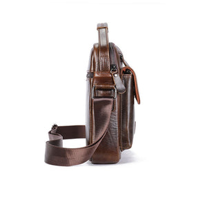 Thumbnail for RetroFlex Genuine Leather Messenger Bag - Moderno Collections