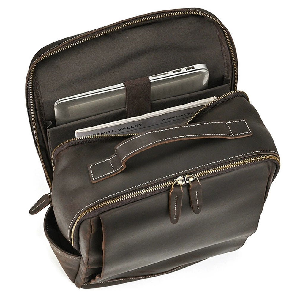 Roamer Legacy Leather Backpack - Moderno Collections