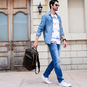 Thumbnail for RoverDrift Leather Backpack - Moderno Collections