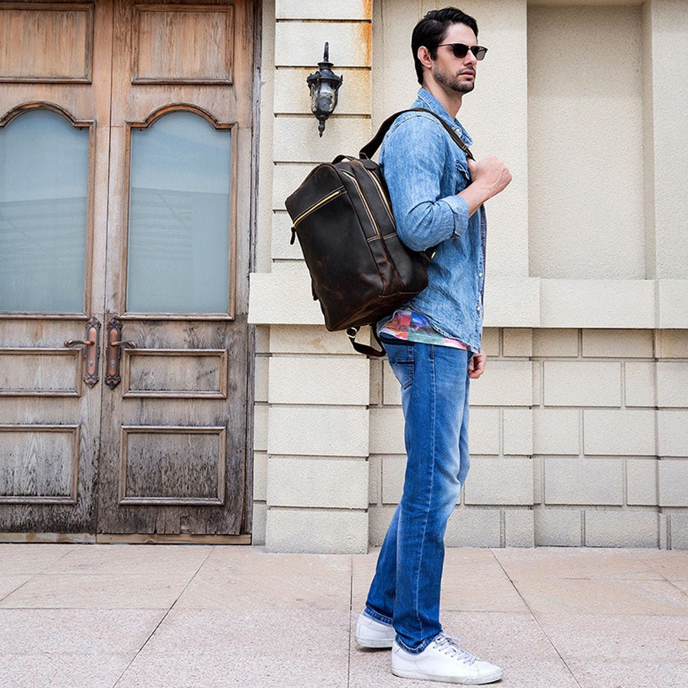 RoverDrift Leather Backpack - Moderno Collections