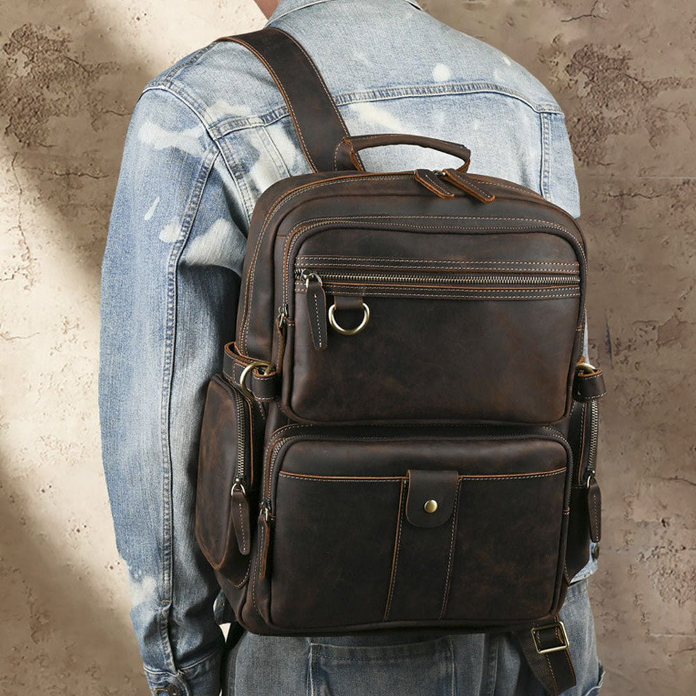 Rustbelt Leather Backpack - Moderno Collections