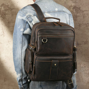 Thumbnail for Rustbelt Leather Backpack - Moderno Collections