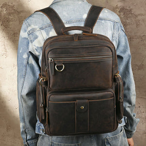 Thumbnail for Rustbelt Leather Backpack - Moderno Collections
